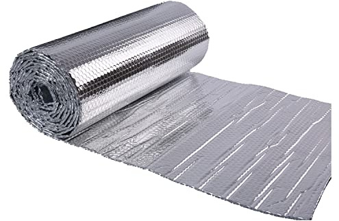 Aislante Térmico Reflexivo Lámina aislante Lámina de aislamiento térmico de 5 mm Lámina de aislamiento térmico de burbujas Lámina de ático Rollo de aislamiento de polietileno reflectante No se rasga,