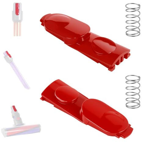 2Pcs Cleaner Head Clip Latch Tab Button, Replacement for Dyson V7 V8 Vacuum