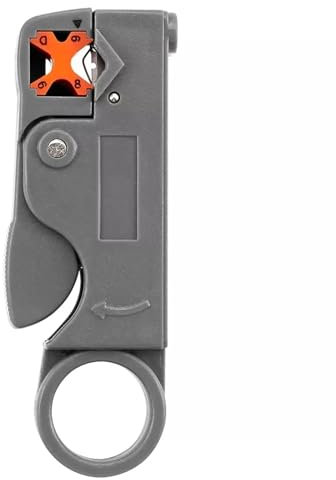AVIMYA Pinza spelafili Automatica Cavo coassiale Universale Spellafili Utensili for Cavi Spellatura Strumenti di crimpatura con Chiave Esagonale (Color : MT-2019B)