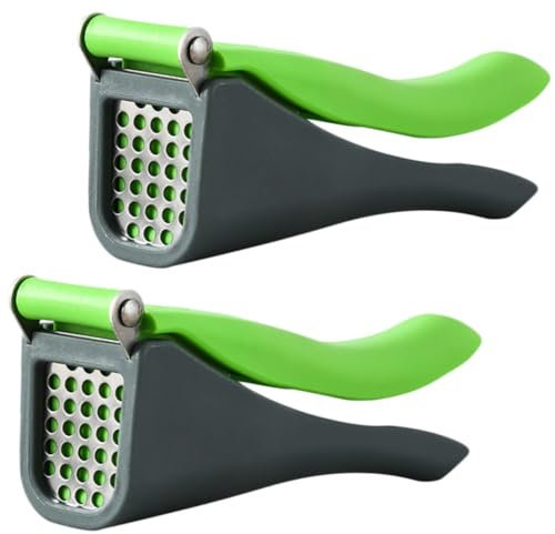 Cabilock Manual Presser Garlic Mincer Prensa De Ajo Rebanador De Ajo Segura y Sin Olores Ideal Para Cocina
