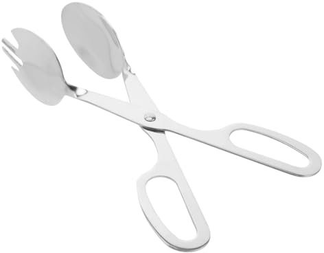 Cabilock Pinze Da Acciaio Inossidabile Manici Forbice Utensile Per Insalate Carne