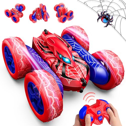 Dreamlandia Macchina Telecomandata per Bambini con Luce, 2,4GHz, Rotazione a 360°, Monster Truck 4X4 Giochi Esterno, Regalo per Ragazzi 3-12 Anni, Auto Radiocomandata Giocattoli per Natale Compleanno