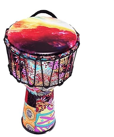 Djembe Trommel Standardmäßiges 10-Zoll-Handtrommelinstrument Für Erwachsene Mit Afrikanischer Trommel Aus Verbundwerkstoff Und Kohlefaser (Color : F)