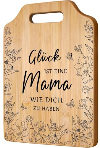 Muttertagsgeschenke für Mama, Mama Geschenk, Bambus Schneidebrett Geschenke für Mama zum Geburtstag Muttertag, Mutter Tochter Geschenk
