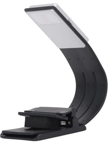 Lesezeichen-Buchleuchte, Clip-On-Leseleuchte mit 3-Farben-, Wiederaufladbar über USB für Leser,