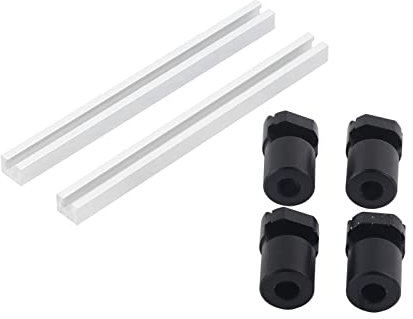 Baxnore 4PCS Bench Dog, Wear Resistant Aluminum Alloy Bench Cookie, Workbench Clamps, Woodworking Positioning Clamps for Planing Routing Cutting