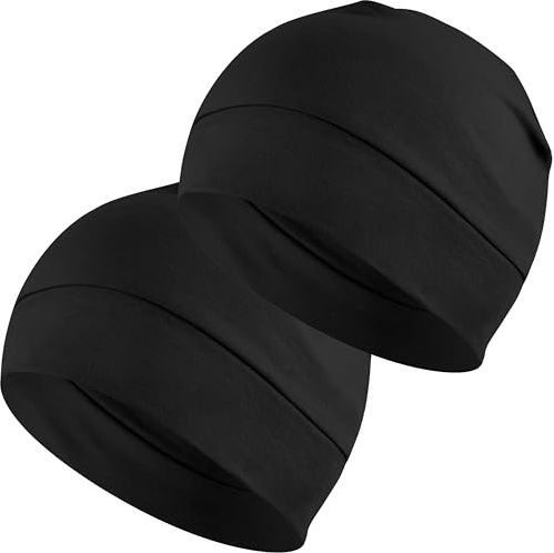 EINSKEY Bonnet de Nuit Homme Femme, 100% Coton Léger Fin Skull Cap pour Sport, Chimio, Cancer, Sommeil, Casque Moto