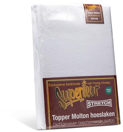 Superieur Molton Topper Spannbetttuch - Matratzenschoner - Top-Matratze - Hotelqualität - Frischer & kühler Schlaf - Belüftung & Absorption - Twin jumeaux - 200x200/210/220 cm