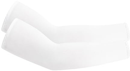 HUIJIQX 3 pares de mangas de verano, protección solar UV, hielo, ciclismo, correr, pesca, escalada, conducción, calentadores de brazo para hombres y mujeres, blanco, Talla única
