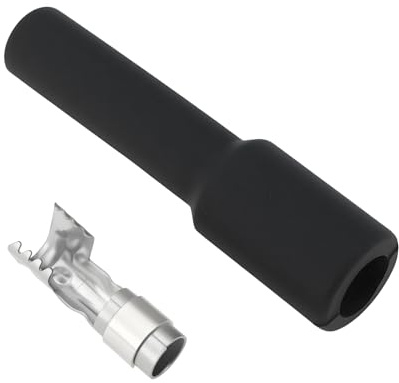 OTOTEC Terminale Per Cappuccio Candela Dritto Non Soppresso Per Cablaggio Di Collegamento 66x10x7mm