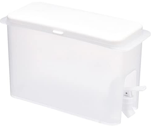 PartyKindom Contenitore Detersivo Liquido Con Rubinetto Per Bucato e Shampoo Dispenser Multiuso in Bianca Bottiglia Lavatrice Portatile e Sicura Per Casa Hotel e Ristorante