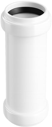 Manchon HT DN 32 blanc - Manchon double avec joint d'étanchéité pour eaux usées - Installation - Système de tuyaux d'égout - Système HT complet