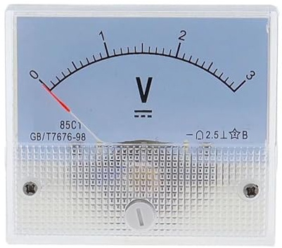 85C1 85C1-V DC Pannello Analogico Voltmetro Amperometro Amp Volt Meter Gauge 1-500V/V 1Pc(500V)