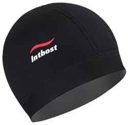 Intbost 3mm Wetsuit Beanie for Men Women Keep Warm in Cold Water Wetsuit Hood Neoprene Beanie 3mm Scuba Diving Cap Winter Swimmming Cap for Snorkeling Kayaing （S/M