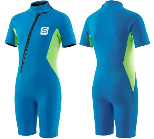 Trajes de Neopreno para Hombres Mujeres - Traje de Buceo Completo, 3mm Espesar Mantener Caliente Trajes de Surf Natación UV 50+ Traje de Baño Snorkeling, Buceo y Otros Deportes acuáticos