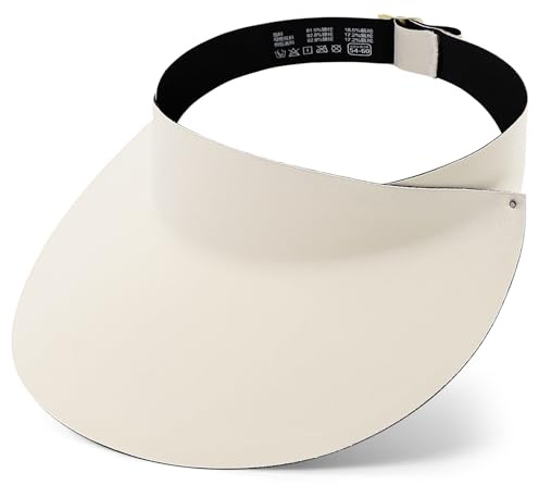 kitcorn Damen-Sonnenblende, breite Krempe, Golf, Laufhut, UV-Schutz, feuchtigkeitsableitende Kappe mit verstellbarem Riemen