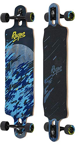 Rayne Longboards Demonseed 39 Wave Camo Drop Through Drop Deck Longboard Complete