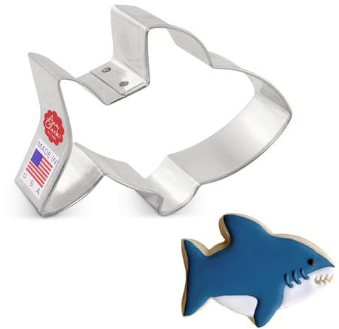 Ann Clark Baby Shark Cookie Cutter, 10.2 cm Made in USA