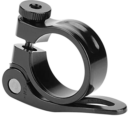 VGEBY1 Schnellspanner Sattelstütze, Seatpost Clamp Rennrad Fahrrad Aluminiumlegierung Sattelstütze Sattelstützenklemme GUB CX-18(Schwarz) Fahrräder Und Ersatzteile