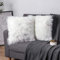 Sweetwill Pack of 2 Decorative Sheepskin Lambskin Faux Fur Long Hair Sofa Cushion Covers - Cuddly