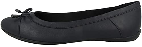 Geox D Charlene C D16Y7C08554, Bailarinas Mujer, Azul Navy, 38 EU