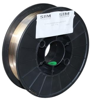 Hyundai Welding CuSi3 Draht 1,0mm Schweißdraht D100/D200/D300 Spule Rolle 2.1461 zum Mig Löten (D200, 5,0 Kg)