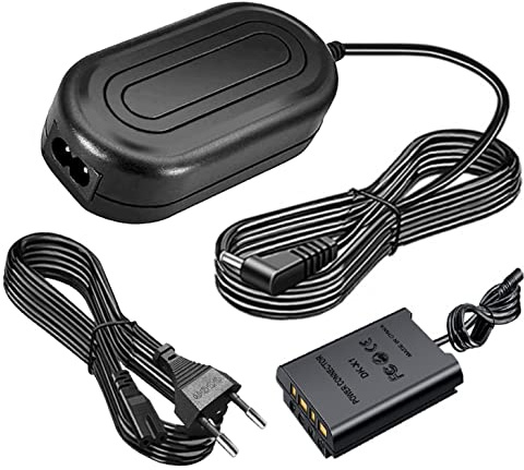 Gonine DK-X1 DC-Koppler AC-LS5 Netzteil (NP-BX1 Dummy-Batteriewechsel) Kit für Sony Cybershot ZV-1, DSC-RX1, RX1R, RX100 II III IV V VI VII, M2 M3 M4 M5 M6/B M7, HX50 HX90 HX300 WX300 WX350 WX500