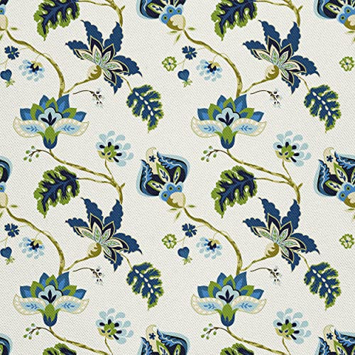 HEKO PANELS Oxford Wasserdichte Meterware Canvas-Stoff Polyester Zum Nähen Nähstoffe Möbelstoffe Dekostoffe Handwerken Wasserabweisend Blickdicht Blumen Vintage 2 Meter 155 x 200 cm
