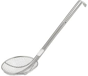 METRO Professional Espumadera, acero inoxidable, ¯ 16 cm x 48 cm, plateada