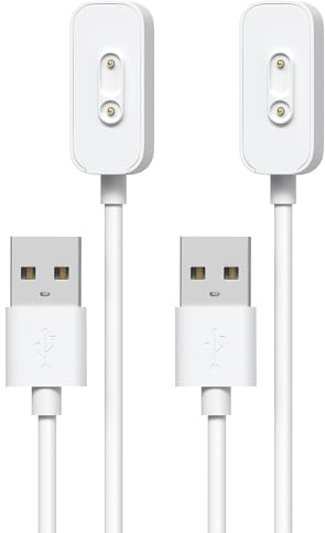 Sinoacc Ladekabel Kompatibel mit Xplora X5/X4/X5 Play Kids Uhr Ladegerät Magnetisches USB Ladestation Kabel für Xplora Kinder Smartwatch (2-Stück,Weiß)