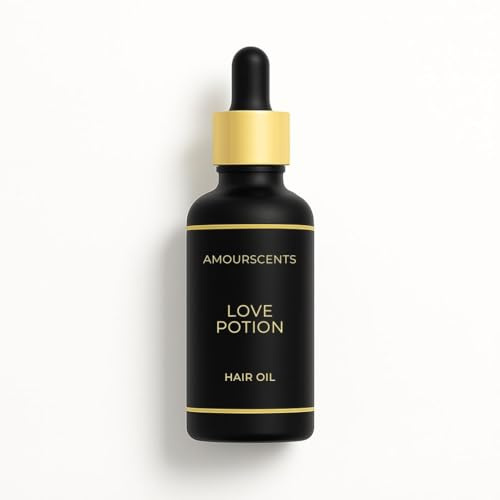 Delina Exclusif Hair Oil - Inspired Grooming Formula for Conditioning, Hydrating, Moisturising, Fresh & Healthy Soft Hair, 100% Alcohol & Vegan Free - Love Potion (30ml)