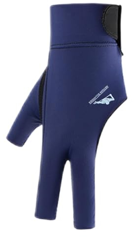 Generisch Billardhandschuhe, Poolhandschuhe - Pool-Shooter-Handschuhe,Pool-Handschuhe für die Linke oder rechte Hand, 3-Finger-Pool-Billard-Handschuhe, atmungsaktive Billard-Handschuhe für