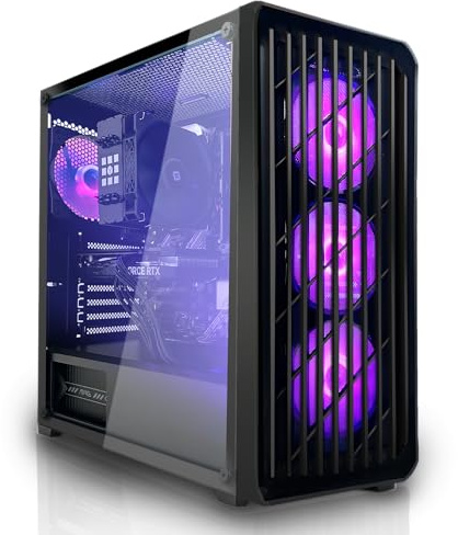 SYSTEMTREFF Basic Gaming PC weiß Intel Core i5-12500 6x4.6GHz | Nvidia RTX 3050 6GB DX12 | 512GB M.2 NVMe | 16GB DDR4 RAM | Windows 11 | Desktop Computer Rechner für Gamer, Zocker & Streamer