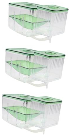 Hohopeti 3pcs Box Fish Breeding Tank Separator Fish Fry Box Aquarium Tank Divider for Eggs Isolated Breeding for Home