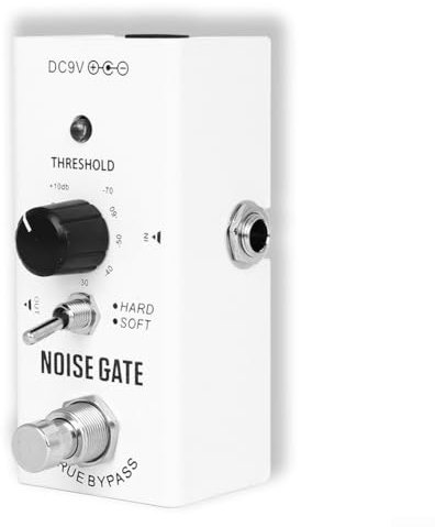 Zoegneer E-Gitarre Rauschunterdrückung Effektpedal Noise Gate Pedal E-Gitarre Geräuscheffektgerät