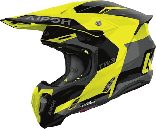 AIROH TWIST 3 FANCY YELLOW GLOSS M | Bluetooth
