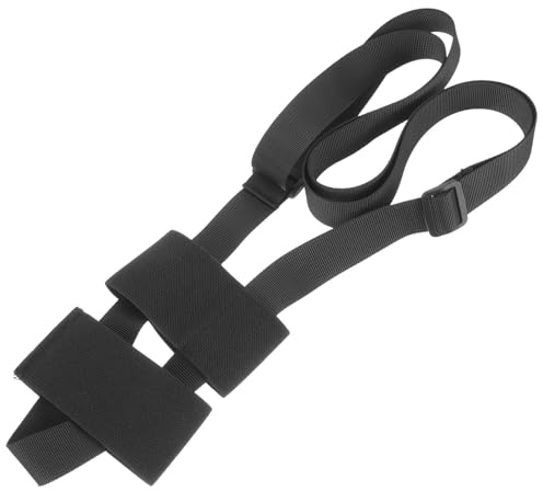 Toyvian Porta Borraccia con Tracolla Regolabile in Elastico Nero Porta Bottiglia Outdoor Protettivo per Escursionismo Viaggi e Sport Custodia Portatile per Borracce e Bottiglie d Acqua