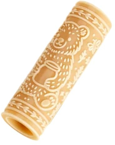 Ceramic Pattern Roller - Clay Texture Tools for Pattern Embossing with Lightweight ABS | Ceramic Making Accessories for, DIY Craft Supplies for Kids and Adults, Decorative Rolling Pin for