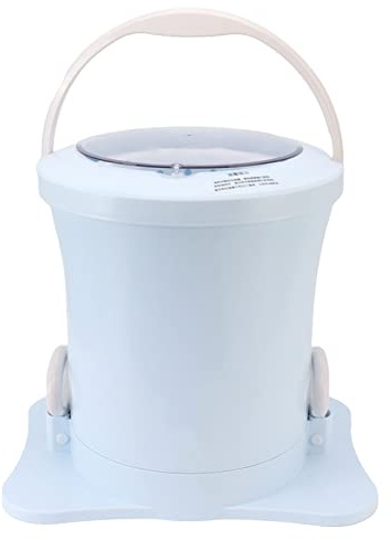 Naroote Disidratatore Manuale per Vestiti Asciugatrice Centrifuga Efficiente Alimentata a Mano per Piccoli Bucati Disidratazione Rapida per Studenti e Ragazze di Piccole Dimensioni (BLUE)