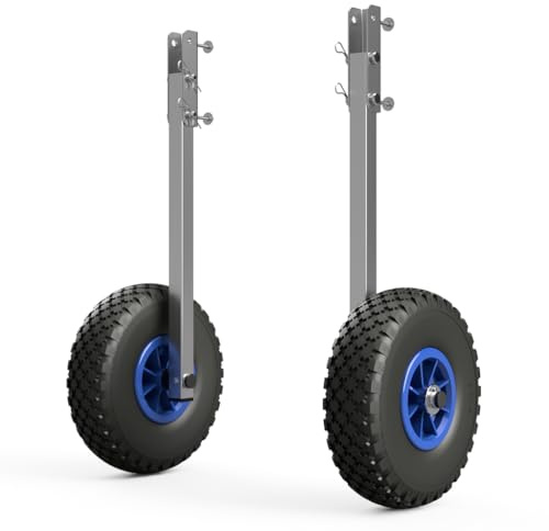 SUPROD Heckräder Slipräder Schlauchbooträder Transporträder klappbar Edelstahl ET260