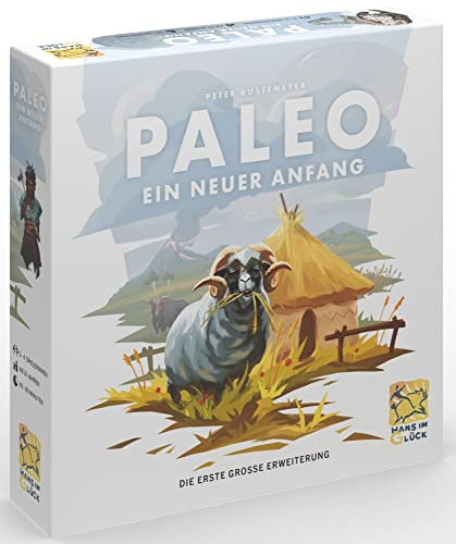 Hans im Glück, Paleo – EIN Neuer Anfang, Erweiterung, Kennerspiel, Brettspiel, 2-4 Spieler, Ab 10+ Jahren, 60+ Minuten, Deutsch