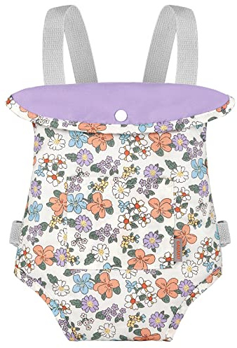 GAGAKU Porte-bébé pour poupées American Girls Doll Carrier Jouet Porte-bébé pour Poupées Accessoires de Poupée Babydoll Baby Alive - Violet