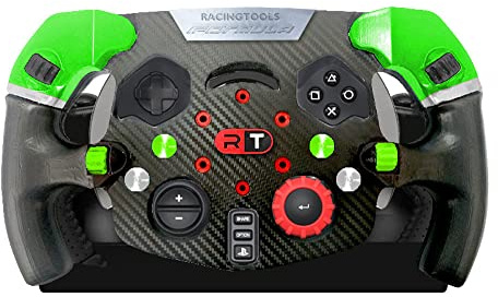 RacingTools Lenkradkranz Formula für Logitech G29/G923 – Simracing Lenkrad-Ersatz, Starre Monoblock-Bauweise