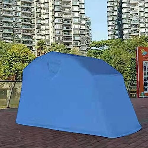 Capannone per parcheggio per moto Garage semiautomatico in acciaio inossidabile Pieghevole Capannone per esterno semplice Adatto per giardino esterno (A 3.5)