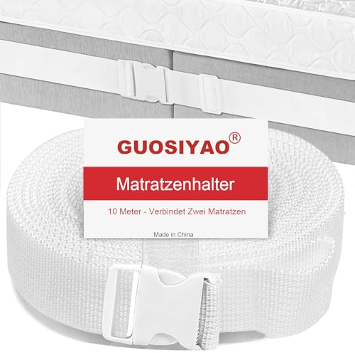 GUOSIYAO Matratzenhalter 10m Matratzenkeil Verbindet Zwei Matratzen Zu Einer Großen LiegeFläche Doppelbettbrücke Einstellbar Liebesbrücke Einer Großen Liege Fläche Für Familie Und Hotel