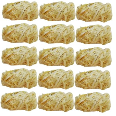 Happyyami 32piezas Bobina De Fuego Encendedor De Parrilla para Acampar Naturales De Madera Quemador De Leña para Fogata