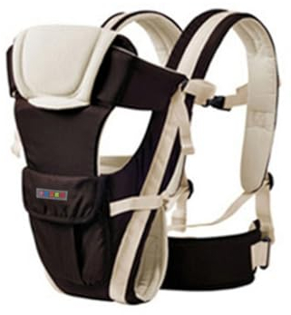 ibasenice Babytrage Aus Baumwolle Und Netzgewebe Verstellbarer Wickelschal Für Neugeborene Ergonomischer Rucksack Belüftung Tragfähig