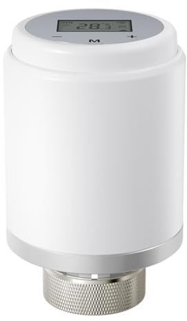 iFutniew Intelligentes WLAN-Thermostatventil für Heizkörper, App-Programmierbarer Temperaturregler, funktioniert mit Alexa und Home