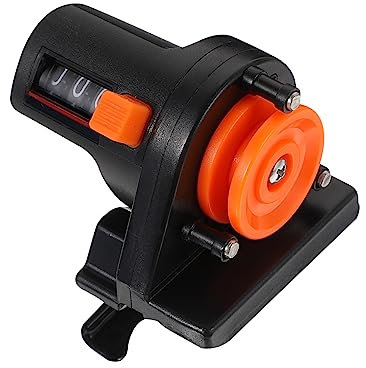 KICHOUSE Outdoor Angelschnur Länge Messgerät 2-Wege Fisch Draht Gauge Display