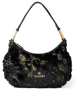 Braccialini Borsa Donna Beth Fur Mezzaluna in Ecopelliccia